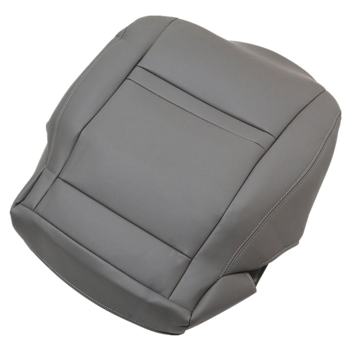 Driver Side Bottom Replacement Seat Cover Gray Microfiber Leather For Toyota Land Cruiser Base Sport 1990 To 1997 With 0 5 In