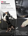 Kemimoto Utv Seat Covers Black Waterproof Repellent Set W Headrest Cover Compatible With Can Am Defender Front Two Doors Split