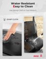Kemimoto Utv Seat Covers Black Waterproof Repellent Set W Headrest Cover Compatible With Can Am Defender Front Two Doors Split