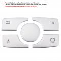 Fydun Multimedia Button Cover Trim Aluminum Alloy Stickers Control Knob Trims For Mercedes-benz Ml Gl Class 2015-2019