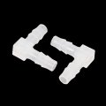 X Autohaux 20pcs L Shaped Plastic 1 4 Hose Barb 90 Degree Right Angle Barbed Fitting For Car White