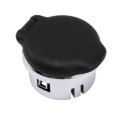 Power Receptacle Retainer For Gmc Sierra 15 2007 2013 Plastic Ebony 0 87 In Thickness And 0 Inside Diameter Tether Attached 