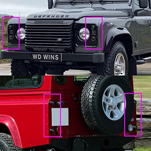 Eparts Front And Back Complete Led Turn Signal Indicator Lights Upgrade Kits For 1983 1990 Land Rover 90 110 2016 Defender
