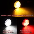 Eparts Front And Back Complete Led Turn Signal Indicator Lights Upgrade Kits For 1983 1990 Land Rover 90 110 2016 Defender