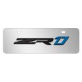 Chevrolet Corvette C7 Zr1 3d Logo Chrome Half Size Stainless Steel License Plate European Look 12 In X 4 25 Official Licensed 