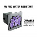 City College Of New York Secondary Logo Tow Trailer Hitch Cover Plug Insert For 2 In Receivers Durable Abs Plastic With Uv