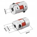 Uxcell Shaft Coupling 6 35mm To Bore L30xd20 Flexible Coupler Joint For Servo Stepped Motor