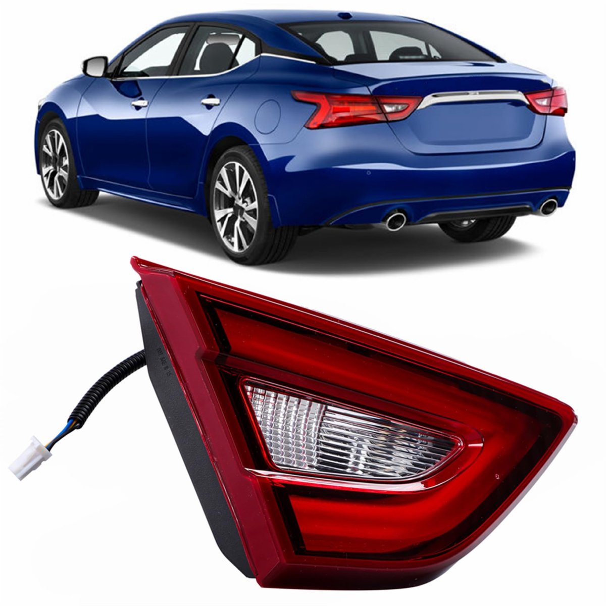 Clear Lens Inner Tail Light Assembly Replacement For Maxima 2016 2017 2018 Brake Driver Left Side Ni2802105
