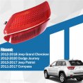 Culmkari Rear Bumper Trim Reflector Lights Fits For 2012-2018 Jeep Grand Cherokee 2012-2020 Dodge Journey 2013-2017 Patriot