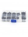 Uxcell 88 Pcs M3 Nylon Hex Spacers Screw Nut Stand-off Assortment Kit Black