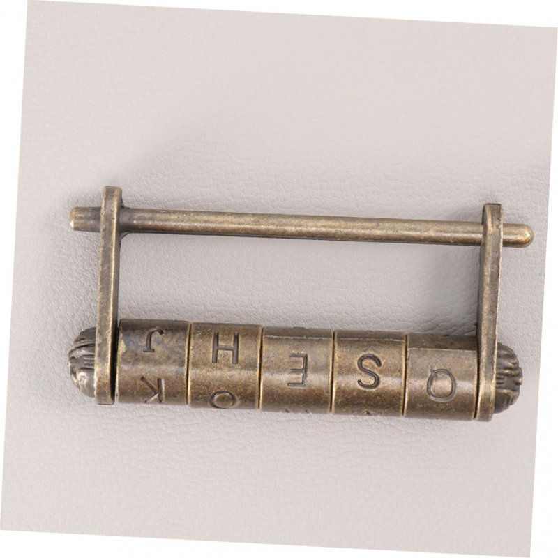 2pcs Antique Combination Lock Padlock Creative Password Retro Classic Chinese Ancient Style Outdoor Suitcase