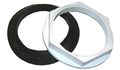 Larsen Supply 03-2011 Plastic 2 Inch Jam Nut Kit Or Kitchen For Toilet Flush Valve With W-206 Washer Quantity 6 