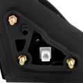 Ocpty Black Passenger Side View Mirror Smooth With Power Adjustment Non-folding Non-heated Compatible For 2007-2011 Toyota