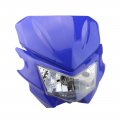 Goofit Motorcycle Dirt Bike Universal Headlights Fairing Light Headlamp For Kx125 Kx250 Kxf250 Kxf450 Klx200 Klx250 Klx450 Blue