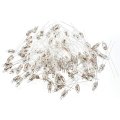 100pcs F4 4x10mm Bright Red Light Neon Bulb Indicator Lamp 