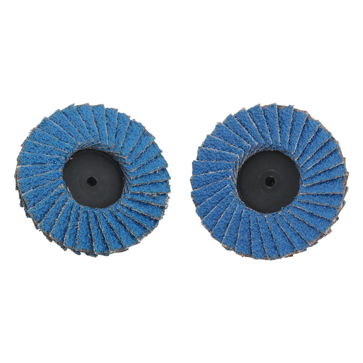 20 Pcs 2 In Mixed Curved Flap Disc With 1 4 Holder 40 60 80 120 Grit Quick Change Sanding Wheels For Angle Grinder Drill Die