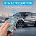 Key Fob Cover For Range Rover Land Jaguar 5 Button Smart Case With Leather Keychain And Screwdriver Blue Tpu Protector Shell