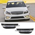 2pcs Fog Lamp Trim Molding 2048803224 Daytime Running Light Cover Replacement For Benz W204 C Class