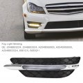2pcs Fog Lamp Trim Molding 2048803224 Daytime Running Light Cover Replacement For Benz W204 C Class