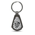 Dodge Demon Genuine Carbon Fiber Black Metal Teardrop Keychain Bottle Opener Official Licensed 2 13 In X 1 25 Pendant 