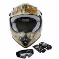 Tcmt Dot Motocross Atv Dirt Bike Mx Motorcycle Youth Kids Offroad Street Helmet Gear Combo Gloves Goggles