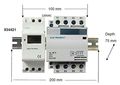 Timer 30 Amp 4 Pole Programmable 7 Day 24 Hours Silent Operation No Time Control 120vac