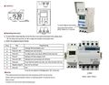 Timer 30 Amp 4 Pole Programmable 7 Day 24 Hours Silent Operation No Time Control 120vac 