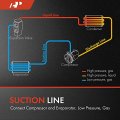 A-premium A C Suction Line Hose Assembly Compatible With Kia Spectra Spectra5 2006 2 0l Compressor To Evap