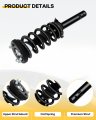 Ocpty Front Spring Strut Assembly Shocks Ands Fits For 1998 1999 2000 2001 2002 Honda Accord 171691l 171691r Replace Strut