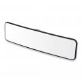 Skycrophd Car Rear View Mirror Clip On Interior Rearview Panoramic Wide Angle To Eliminate Blind Spots A Convex White 