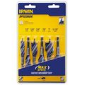 Speedbor Irwin Tools Max Wood Drilling Bits 4-inch 6-piece 