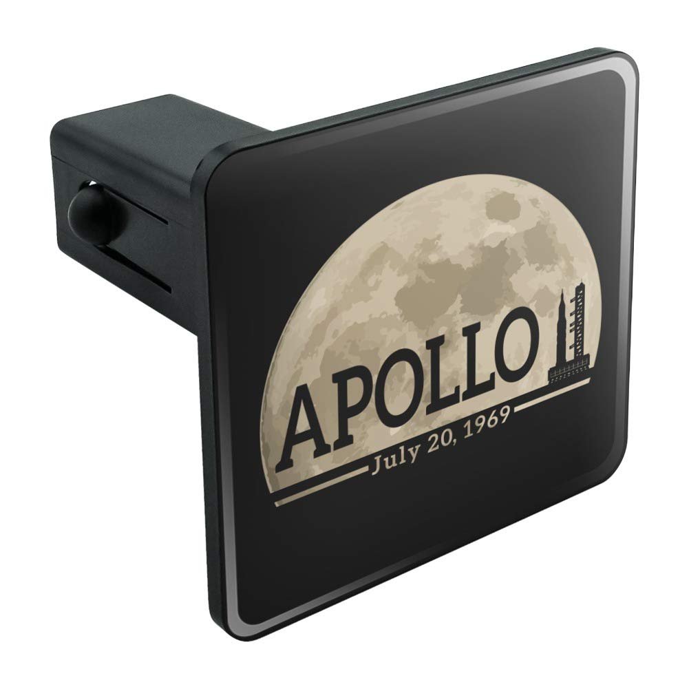 Graphics More Nasa Apollo 11 Moon With Saturn V Rocket And Launchpad Tow Trailer Hitch Cover Plug Insert