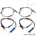 A-premium 4pcs Front And Rear Abs Wheel Speed Sensor Compatible With Mini Models Cooper 2002 2003 2004 2005 2006 2007 2008 1 6l