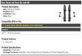 Rear Shock And Sway Bar Link Kit 4 Piece Compatible With 2011-2013 Kia Sorento