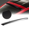 Rear Car Roof Window Visor Spoiler Compatible With Chevy Corvette Coupe 2014-2019 Glossy Black Carbon Fiber
