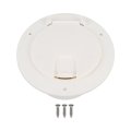 Rv Round Electrical Cable Hatch Cover 3 5 Inch Diameter Interface Power Cord Access For Trailer Campervan