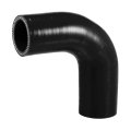 1 Pcs 35mm 38 Id 90mm 3 54 Length 90 Degrees Black Car Silicone Hose Coolant Universal 