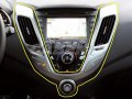 Interior Center Console Gps Navigation Panel Air Vent Outlet Trim Cover For Hyundai Veloster Accessories 2011-2017 Abs Plastic