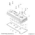 Polaris Rzr Gasket-valve Cover Isolated Genuine Oem Part Qty 1