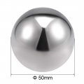 Uxcell 50mm 1 97 Dia 304 Stainless Steel Hollow Ball For Home Garden Decoration 2pcs