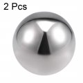 Uxcell 50mm 1 97 Dia 304 Stainless Steel Hollow Ball For Home Garden Decoration 2pcs