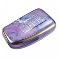 Car Key Fob Cover 4 Button Remote Case Purple For Lexus Es350 Rx Gs Ls Nx Rs Gx Lx Rc Lc 