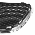 Ch1200394 Factory Style Front Bumper Grill Grille Assembly Compatible With Chrysler 300 Type-1 2015-2022 Polished Black