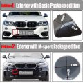 Trimla Front Tow Cover For 15-19 Bmw X6 M Aerodynamics Sport F16 Fit 28ix 30dx 35ix 40dx 50ix Xdrive Sdrive Sav 2015 2016 2017
