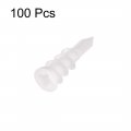 Uxcell 10x32mm Plastic Expansion Tube Drywall Wall Fixing White 100pcs