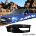 X Autohaux Front Right Fog Light Grille Bumper Grill Cover For Audi A4 S4 S-line 2013-2015 8k0807682m