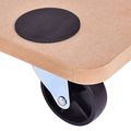 Goplus 440lbs Wood Platform Dolly Movers Plant Utility Cart Roller Moving Transporter 