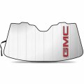 Ipick Image For Gmc In Red Logo Universal Fit Enforced Stand-up Auto Windshield Sun Shade At Standard Size 54 X 27 5