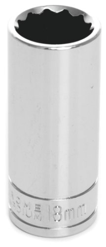 W38718 3 8 In Drive 18mm Deep Socket Triple Square 12 Point System