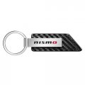 Ipick Image Compatible With Nissan Nismo Carbon Fiber Texture Black Pu Leather Strap Key Chain